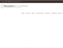 Tablet Screenshot of macedonianewlife.org